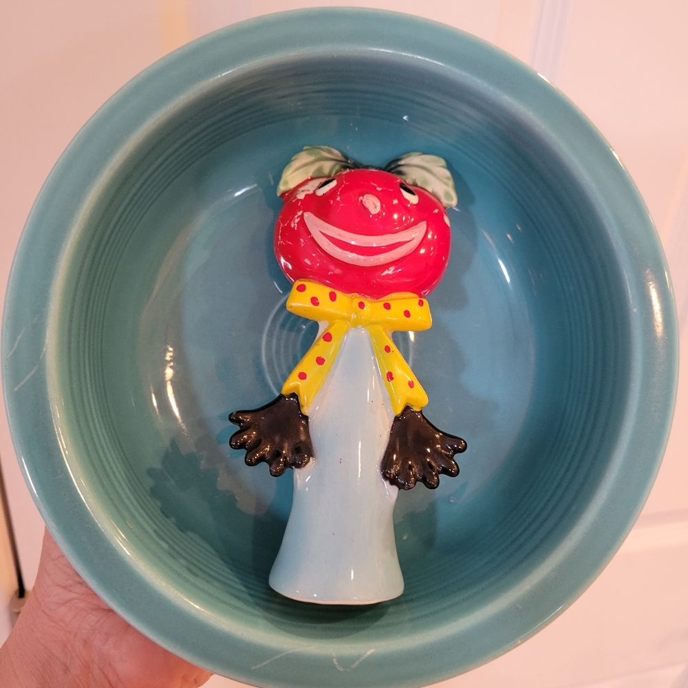 Vintage Fiesta 8.5" Nappy Bowl ~ Fiestaware ~ Serving Bowl ~ Turquoise - Picture 2 of 16